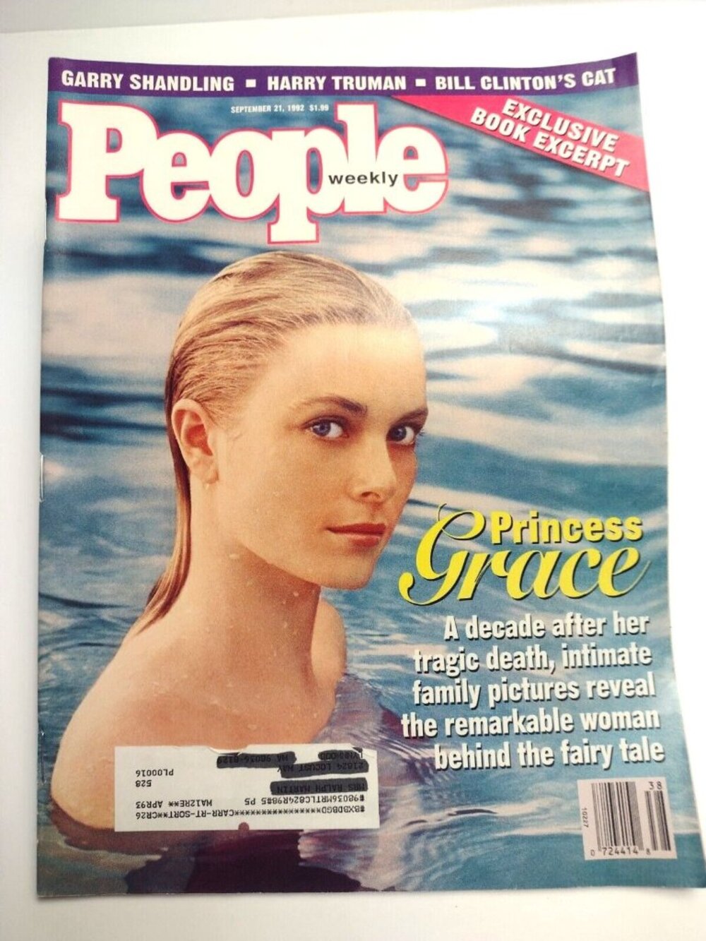 People Magazine Sept 1992 Princess Grace Superman Miss America Clinton Truman